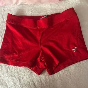 Varsity Red Athletic Women's Shorts